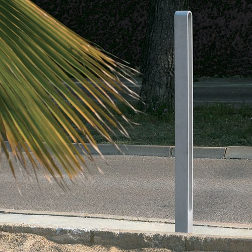 Защитный боллард - MIELON - mmcité street furniture - из литого алюминия / высокий / для общественных мест