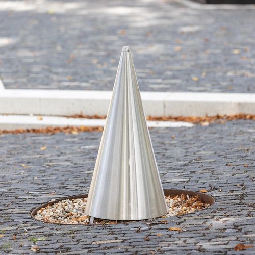 Питьевой фонтанчик для наружного применения - HYDRO - mmcité street furniture - из нержавеющей стали / для частной собственности / для городских зон