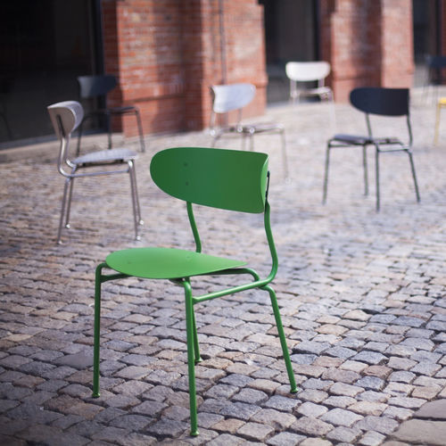 Современный cтул - BOHÉM - mmcité street furniture - для интерьера / для наружного применения / из фанеры