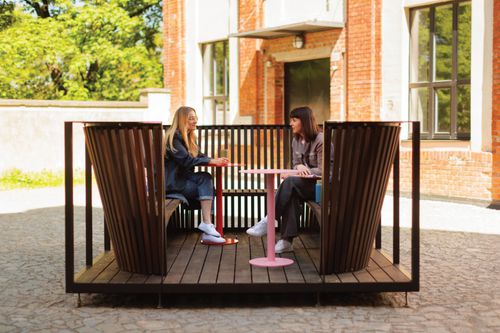 Модульный парклет - PLATFORM KUPÉ - mmcité street furniture