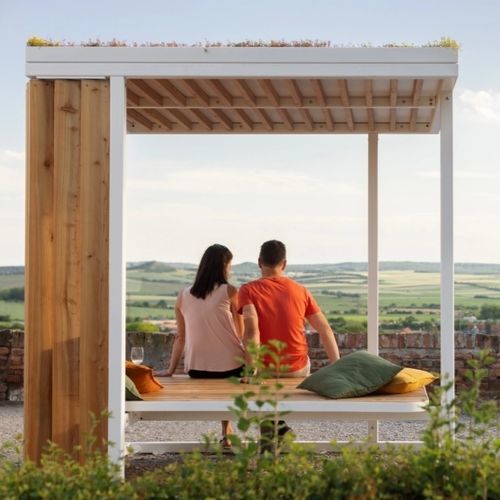 Навес для общественных мест - CUBY - mmcité street furniture