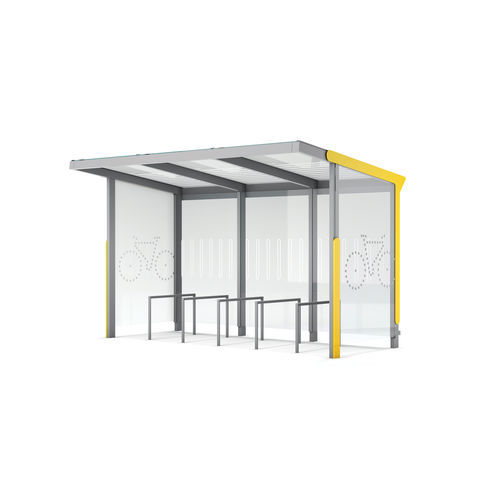 Навес для велосипедов из стали - AUREO VELO - mmcité street furniture - для общественных мест