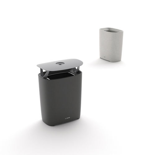 Мусорный контейнер из гальванизированной стали - BETTER - mmcité street furniture - из высокопрочного бетона / для наружного применения / для общественных мест