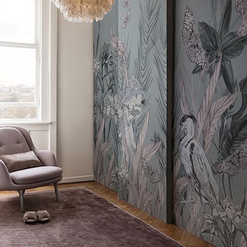 Современный обои - INCANTO - Wall&Deco - виниловый / природный мотив / в цветочек
