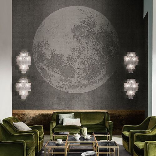Современный обои - LUNA PLENA - Wall&Deco - виниловый / сцены из жизни / серый