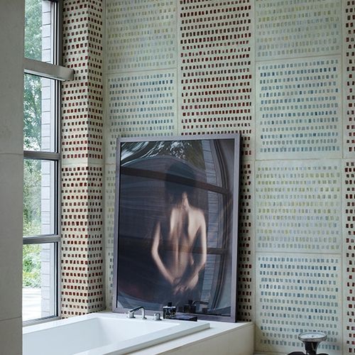 Современный обои - CHANGING DOTS - Wall&Deco - из стекловолокна / с рисунком / по индивидуальному заказу