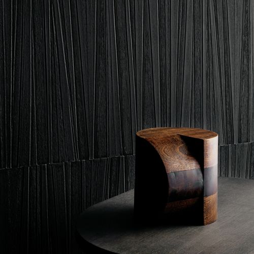 Современный обои - ASHI - Wall&Deco - из ткани / виниловый / природный мотив