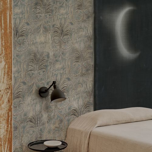 Современный обои - Canto - Wall&Deco - виниловый / с рисунком / имитация ткани