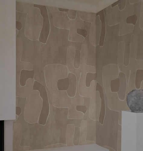 Современный обои - Contrast - Wall&Deco - виниловый / с рисунком / имитация ткани