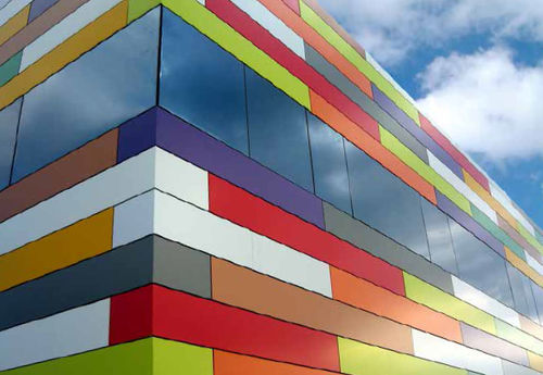 Панельная облицовка фасада - EURABUILD - EURAMAX COATED PRODUCTS - из алюминия / имитация металла