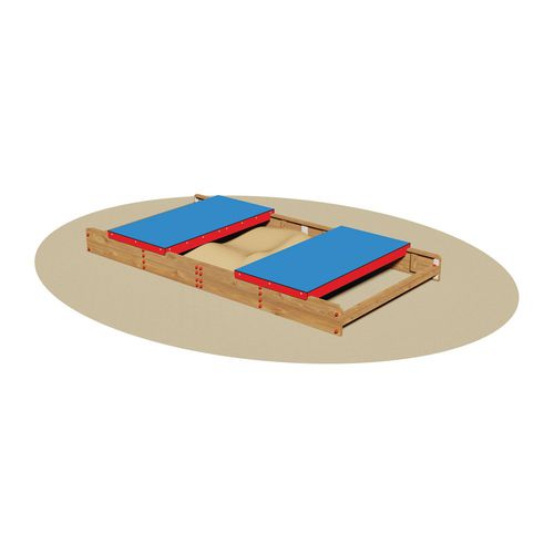 Песочница для игровой площадки - COLORADO - Dimo Group Srl - из дерева / из ламината высокого давления