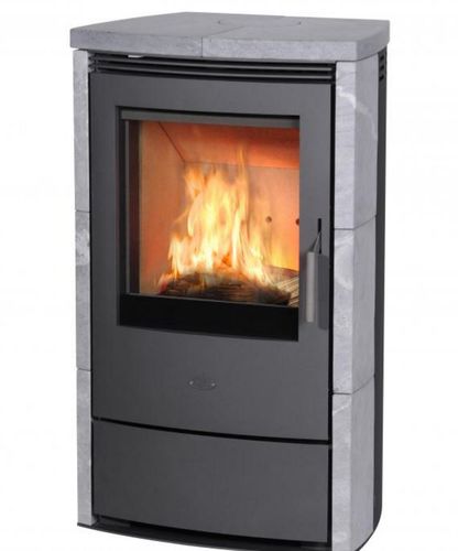 Печь-камин на дровах - MELTEMI  - Fireplace - современная / из стеатита