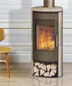 Печь-камин на дровах - ZANZIBAR - Fireplace - современная / из стали / из стеатита