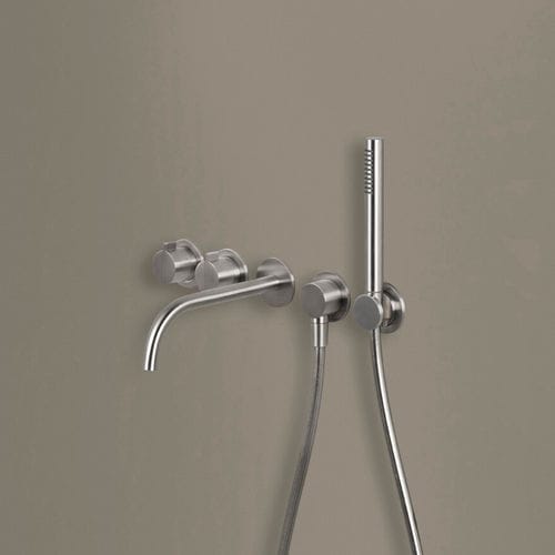 Набор для ванны из нержавеющей стали - PB SET24THERM - COCOON - настенный / современный / 5 отверстий