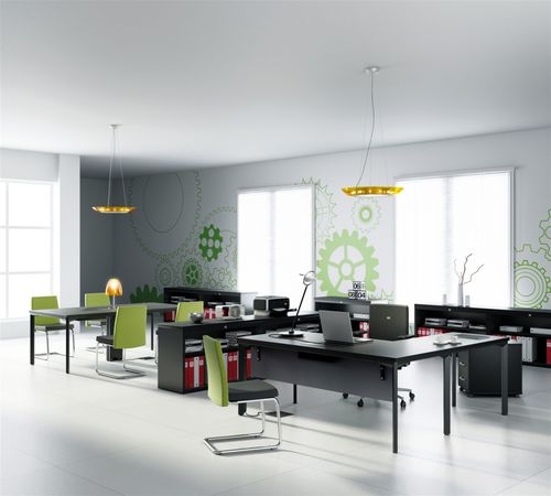 Директорский рабочий стол - MODUL - JG Group - современный / из металла / из стекла
