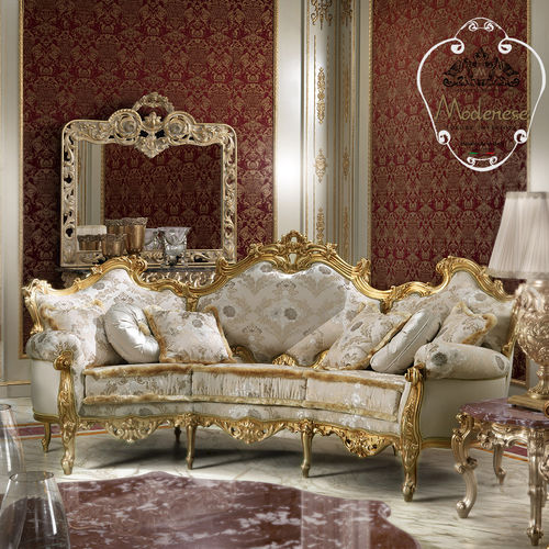 Полукруглый диван - 15404 - Modenese Luxury Interiors - стилизованный / из ткани / ручной работы