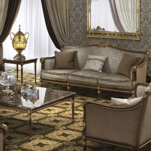 Стилизованный диван - 14420 - Modenese Luxury Interiors - из ткани / ручной работы / бежевый