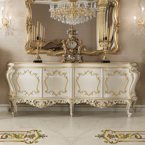 Стилизованный буфет - 15118 - Modenese Luxury Interiors - из цельной древесины / для гостиницы / белый