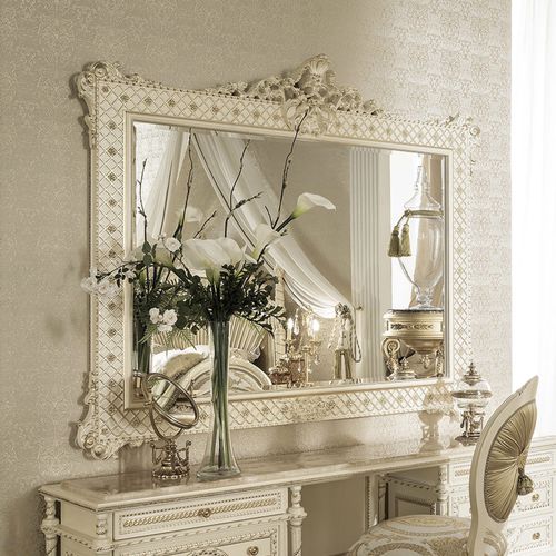 Настенное зеркало - 14681 - Modenese Luxury Interiors - для гостиницы / стилизованное / прямоугольное