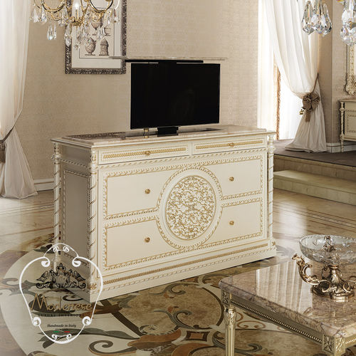 Стилизованная тумба под телевизор - 14683 - Modenese Luxury Interiors - из цельной древесины