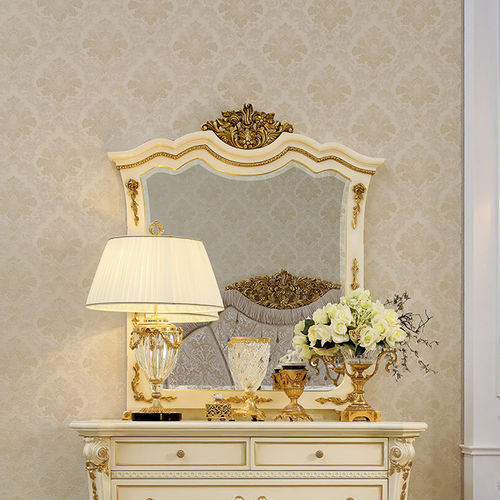 Настенное зеркало - 14686 - Modenese Luxury Interiors - для гостиницы / стилизованное / из цельной древесины