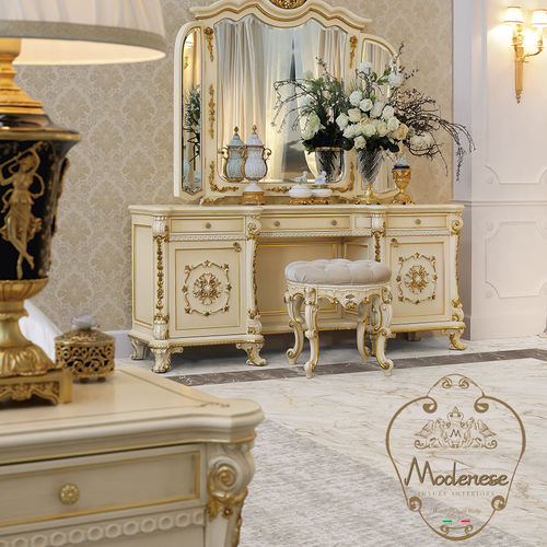 Стилизованный туалетный столик - 14221 - Modenese Luxury Interiors - из цельной древесины / для гостиничного номера / одноместный