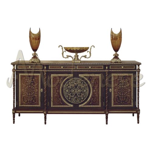 Стилизованный буфет - 14129 - Modenese Luxury Interiors - из дерева / с выдвижными ящиками / с распашными дверями