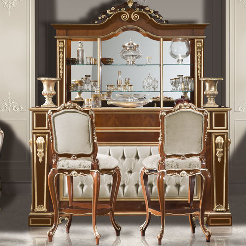 Барная стойка для бара - 16107 - Modenese Luxury Interiors - из цельной древесины / прямая