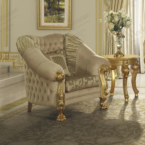 Классическое кресло - 16447 - Modenese Luxury Interiors - из ткани / из дерева / из дерева