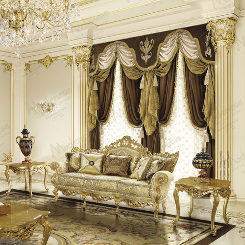 Классический диван - 16418 - Modenese Luxury Interiors - из ткани / из дерева / цвет по индивидуальному заказу