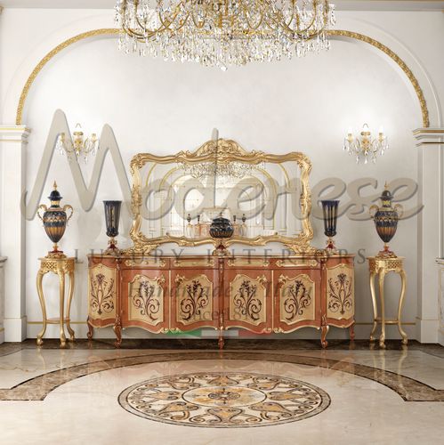 Классический буфет - 15133 - Modenese Luxury Interiors - из дерева / с выдвижными ящиками / Сделано в Италии