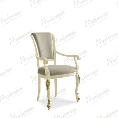 Классический cтул - 17502 - Modenese Luxury Interiors - для интерьера / из дерева / из ткани