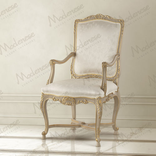 Классический cтул - 17504 - Modenese Luxury Interiors - для интерьера / из дерева / из ткани