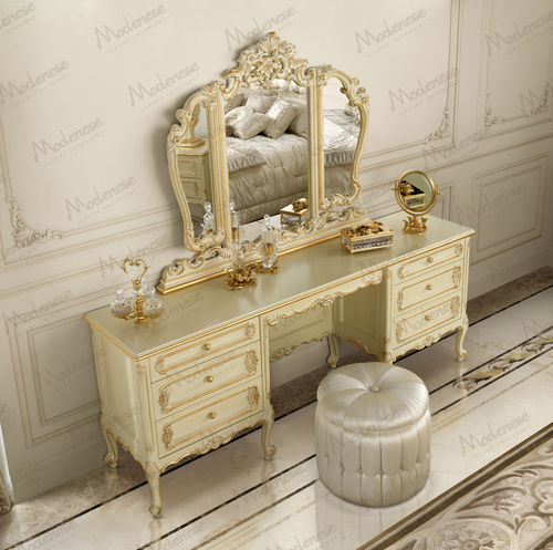 Классический туалетный столик - 17208 - Modenese Luxury Interiors - из дерева / напольный / для гостиничного номера