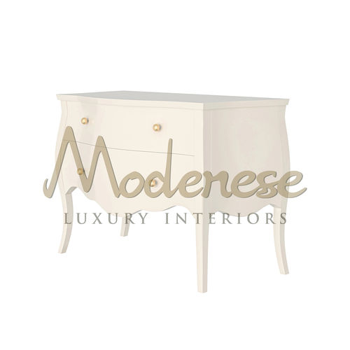 Комод минималистский дизайн - 20131 - Modenese Luxury Interiors - из лакированной древесины / с выдвижным ящиком / прямоугольный