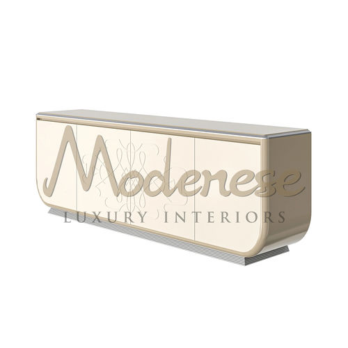 Современный буфет - 20101 - Modenese Luxury Interiors - из бука / с распашными дверями / бежевый