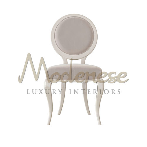Cтул для столовых минималистский дизайн - 21503 - Modenese Luxury Interiors - для интерьера / из кожи / из ткани