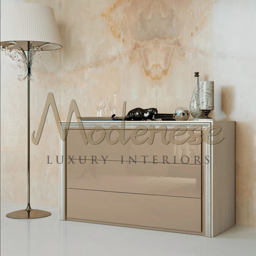 Современный комод - 21206 - Modenese Luxury Interiors - из дерева / с выдвижным ящиком / прямоугольный