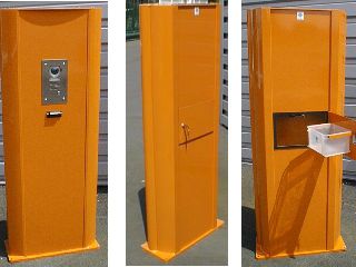 Боллард для контроля доступа - P 800 PROX L-AV - TGO (TRAVAUX GENERAUX DE L'OUEST) - из литого алюминия