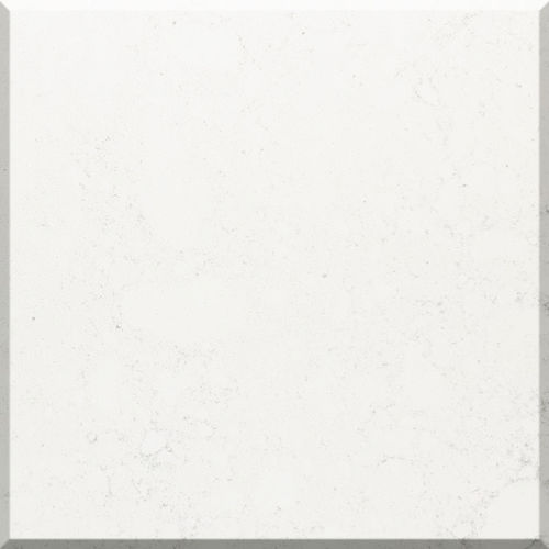 Плита из камня из кварца - 1810 Calacatta White - OKITE - для кухни / белая