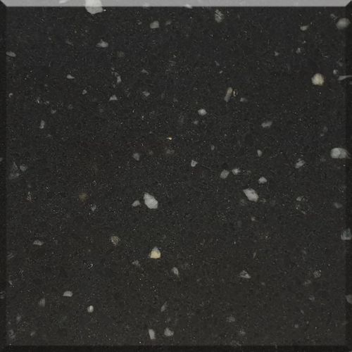 Плита из камня из кварца - 5008 Corvino - OKITE - для кухни / черная