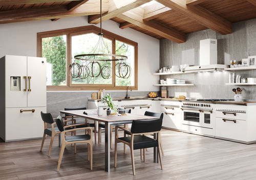 Современная кухня - ASCOT - STEEL - из нержавеющей стали / из стали / из матовой нержавеющей стали