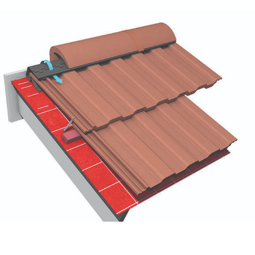 Изогнутая кровельная система - VENTILATED DRY RIDGE - Marley - для металлического профиля / для профессионального использования