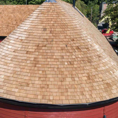 Гонт из дерева - WESTERN RED CEDAR - Marley - высокое сопротивление / для кровли / для облицовки