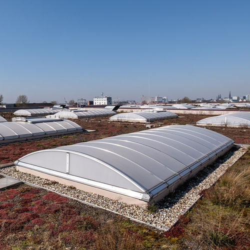 Фонарь для плоской крыши - B - LAMILUX Heinrich Strunz GmbH - удаления дыма / для вентиляции / для ремонта здания