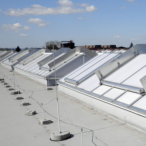 Фонарь для плоской крыши - S​ - LAMILUX Heinrich Strunz GmbH - удаления дыма / для вентиляции / для ремонта здания