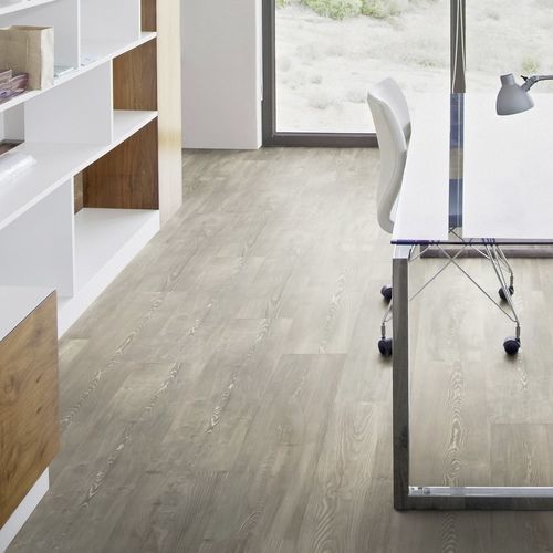 Напольное покрытие из пробкового дерева - SMOKE OAK GREY  - Wicanders - для интерьера / для гостиной / для офиса