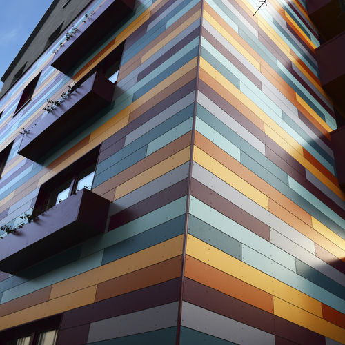 Панельная облицовка фасада - ROCKPANEL COLOURS - Rockwool B.V. / Rockpanel - из композита / из базальта / со шпунтовым соединением