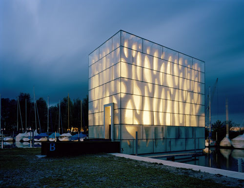 Структурная стеклянная панель - ICE-H® - Glas Marte GmbH - слоистая / декорированная / полупрозрачная