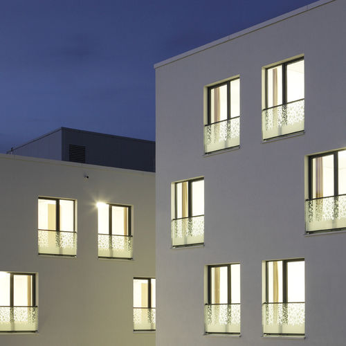 Ограждение из стекла - GM WINDOORAIL® - Glas Marte GmbH - с панелями / для наружного применения / для окна